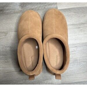 Bombas Men's Saturday Suede Slip Ons Slippers Camel Brown Comfort - Sz 9